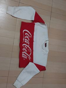 Coca Cola Crop Sweatshirt