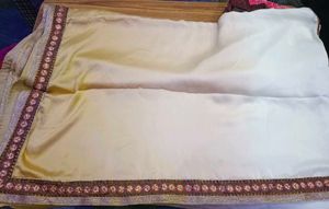 Embroidered Designer Saare With Koti Blouse