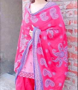 Punjabi Cotton Patiala Suit