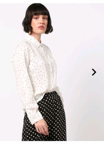 White Polka Dot Shirt
