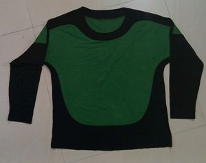 MSYK Black Green Top