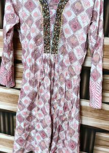 Floral Print Ethnic Kurta