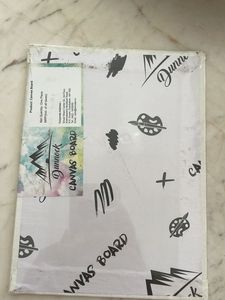White canvas board