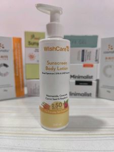 WishCare Sunscreen Body Lotion SPF 50