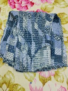 Blue Top ,Stretchable