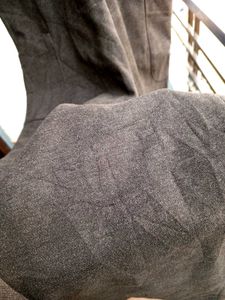 Brown v-neck trending dress