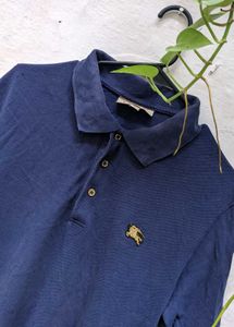 Burberry Navy Polo Shirt