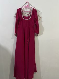 Elegant Ethnic Pink Anarkali