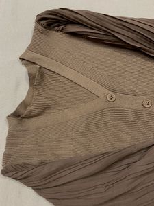 Chikku Brown Wrap Top