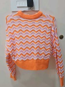 Retro Wave Knit Sweater
