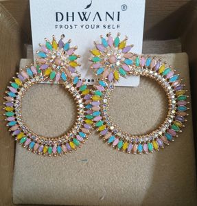 Dhwani Pastel Hoop Earrings