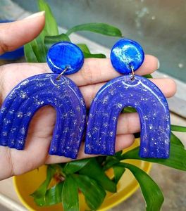 Rainbow Clay Earrings