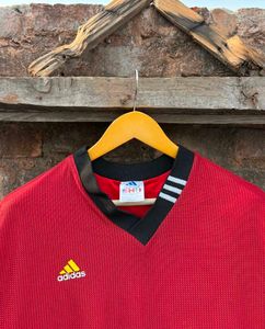 Vintage90&#39;s adidas Red &amp; Black Goalie Goalkeeper
