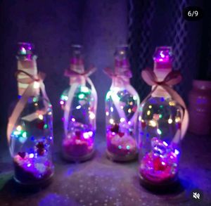 Teddy Bear Glass Lamp