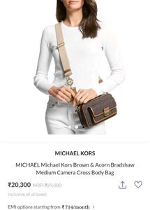 MK BRADSHAW MEDIUMCAMERA CROSS BODY BAG*