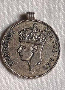 East Africa Shilling Pendant