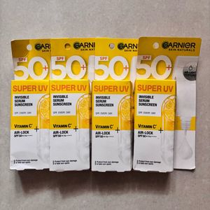 Garnier Super UV Invisible Serum Sunscreen - 30ml