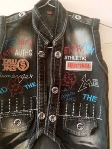 Stylish Denim Vest for Boys