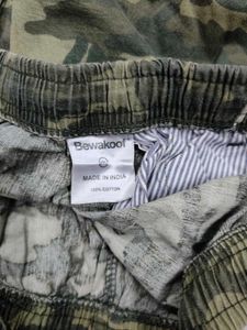 Camo Print Casual Pants