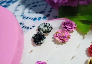 Oil painted earrings set(30pairs)