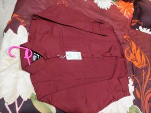 Maroon Casual Shirt