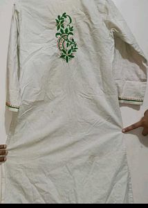 White Chicken Kari Kurta