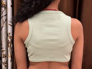 H&amp;M Ribbed Crop Tank Top