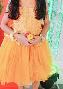 Branded Golden Cute Frock 😍