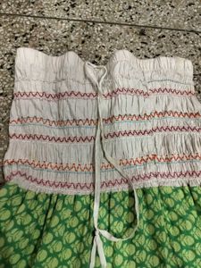 Green Ethnic Skirt