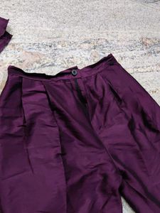 Elegant Purple Kurta Pajama Set