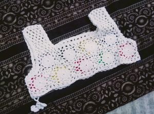 brand new crochet top for baby girls