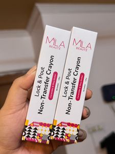 Mila Beauty Lipstick Combo Of 2 Crayons