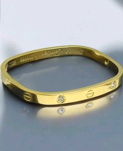 Gold-Tone Bangle with Accents