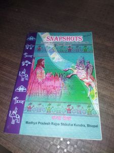 Snapshot English Book Class 11Th .📚