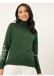 🔥Brand New Green Turtleneck Sweater