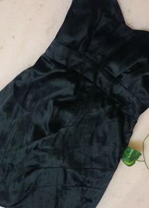 Black Satin Dress