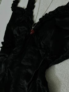 ♱⋆.Gothic satin top.⋆♱
