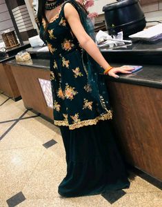 Sharara Suit With Duptta