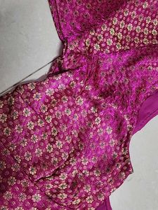 Pink Banaras Blouse
