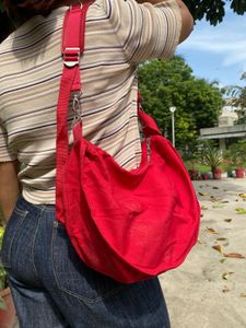 Red Crescent Shoulder Bag
