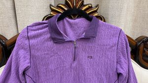 Purple Long Sleeve Top