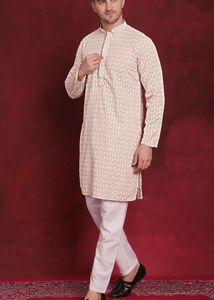 Elegant Embroidered Kurta