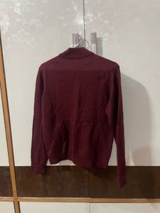 Burgundy Turtleneck Sweater