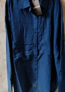 Blue Shirt &amp; Shorts Set