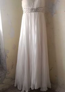 Elegant White Embellished Gown