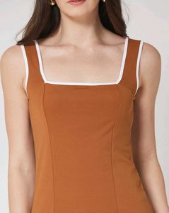 Chic Brown Mini Dress
