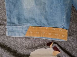 blue shorts