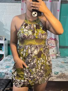 Floral Halter Sundress