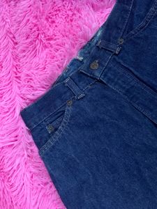 Ripped Dark Wash Denim Jeans