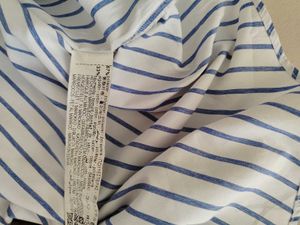 Zara Blue Striped Shirt